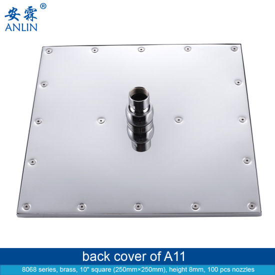 10 Inch Square Detachable Rain Shower