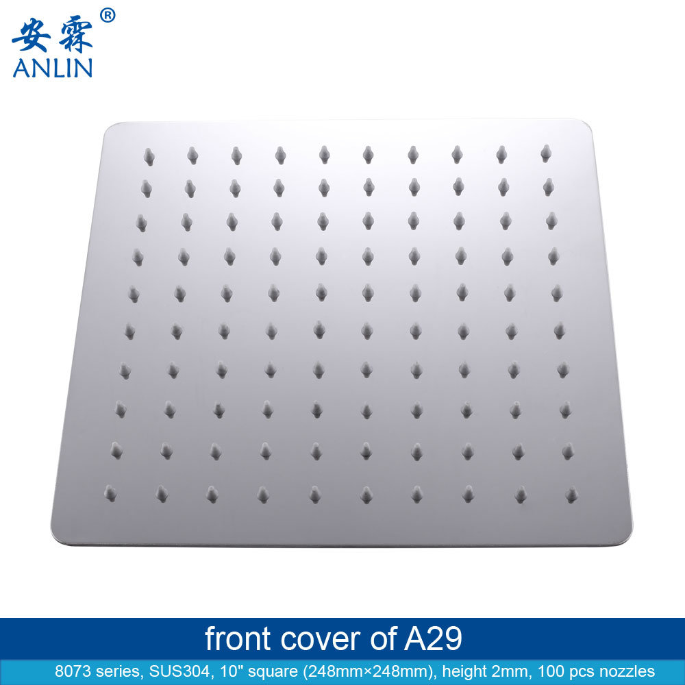 10 Inch Stainless Steel Shower Accessories