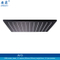 Black Large Square, Ceiling Rainfall Shower Head