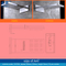 Bath Rain Square Wall Mounted Waterfall Shower Head
