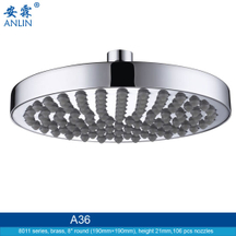 8 Inch Brass Rain Antique Shower Head
