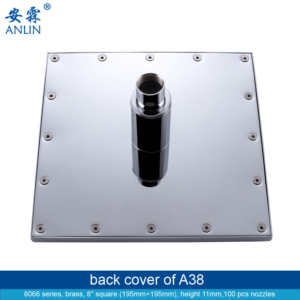 Brass 8 Inch High Pressure Shower Kit