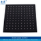 Waterfall 10 Inch Black Rain Shower Head