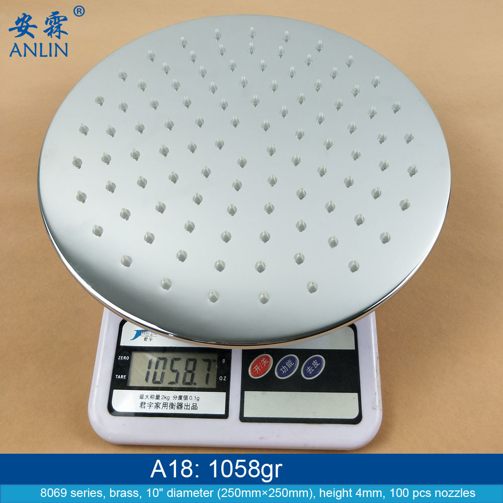 Overhead Ceiling Detachable Rain Bathroom Shower