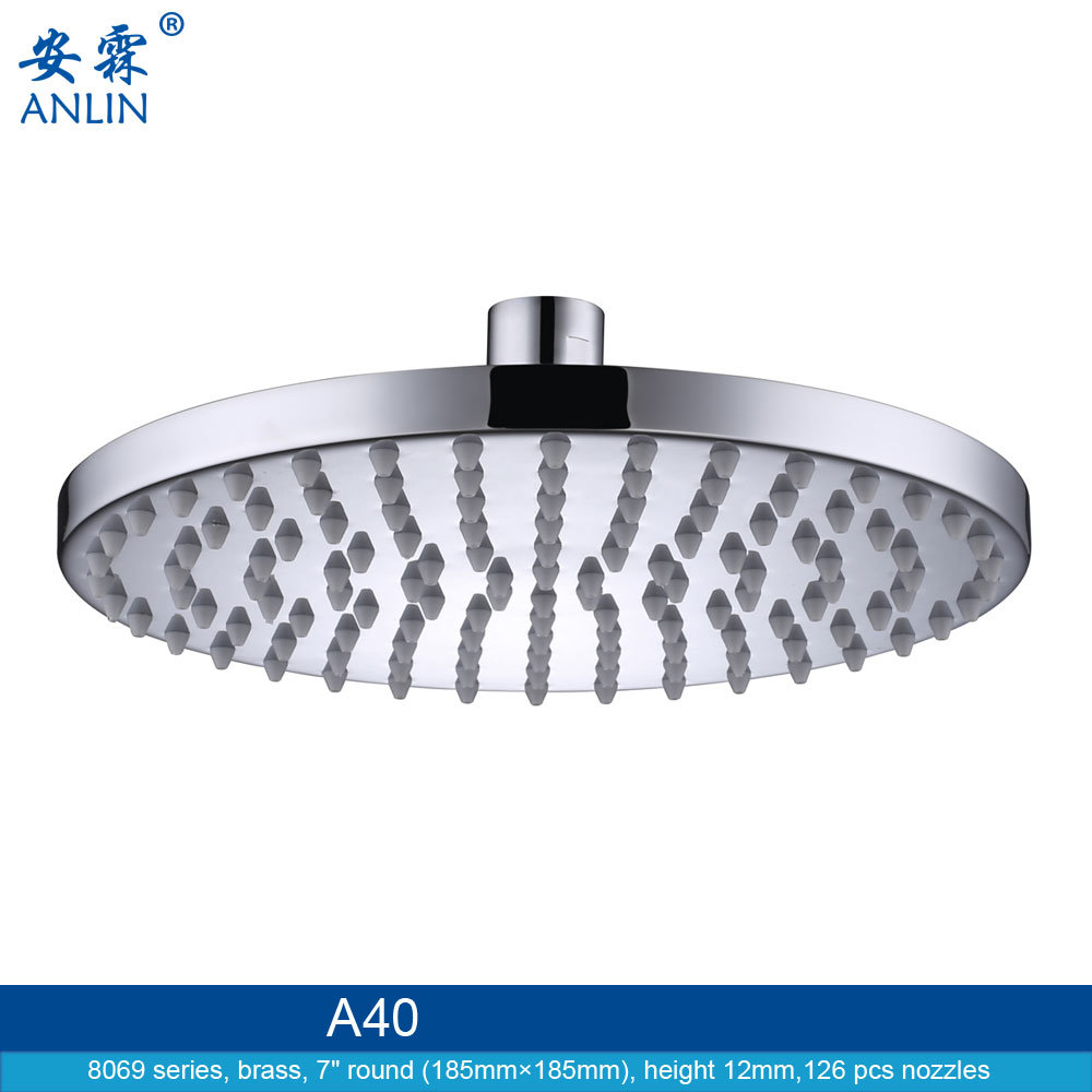 7 Inch High Pressure Rain Bathroom Shower Accessories