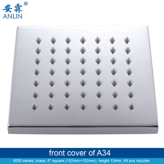 High Pressure 6 Inch Bathroom Shower