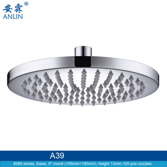 Brass 8 Inch High Pressure Shower Kit