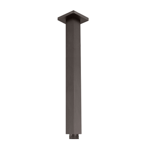 Ceiling Shower Arm Brushed Gun Metal 300mm