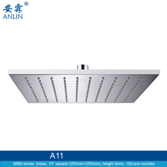 10 Inch Square Detachable Rain Shower