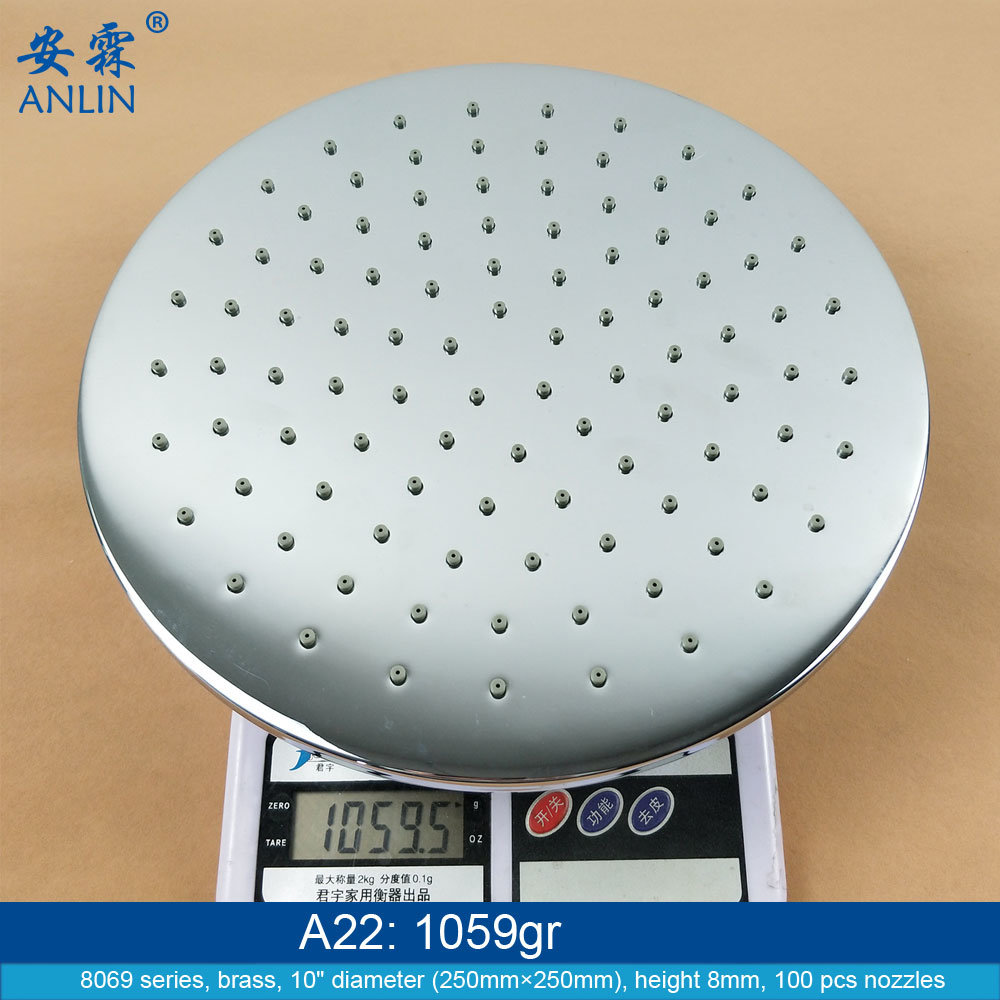 Detachable 10 Inch Round, Big Shower Spray