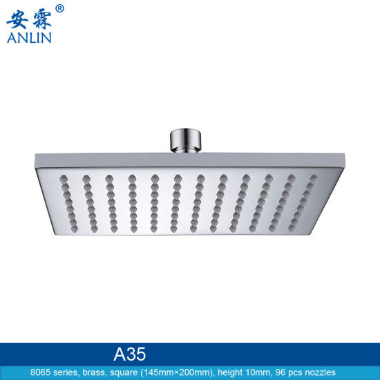 Brass Square Luxury Shower Heads