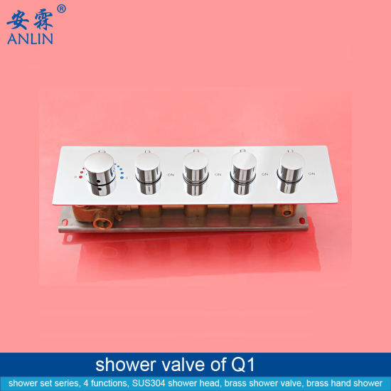 Overseize Luxury Bathroom Rain LED Shower Set