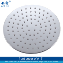 High Pressure Waterfall, Chrome, Rain Shower Head