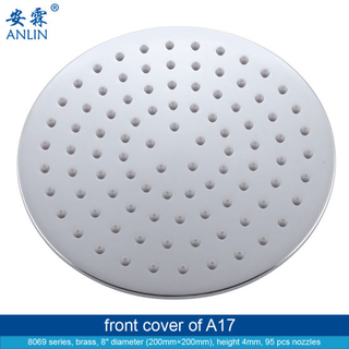 High Pressure Waterfall, Chrome, Rain Shower Head