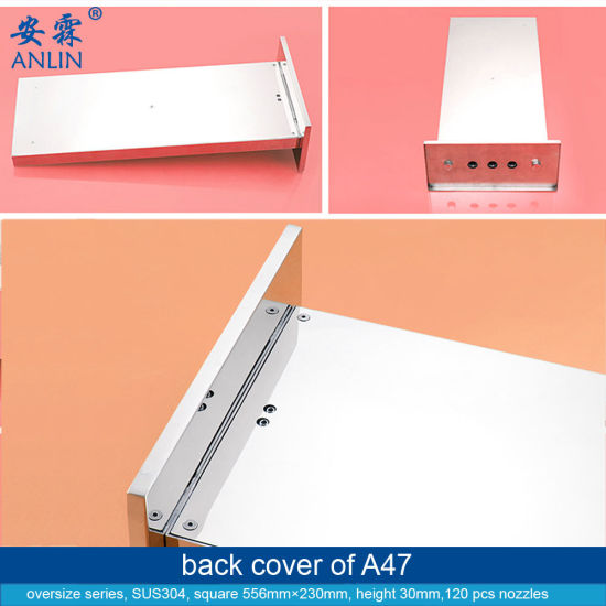 Bath Rain Square Wall Mounted Waterfall Shower Head
