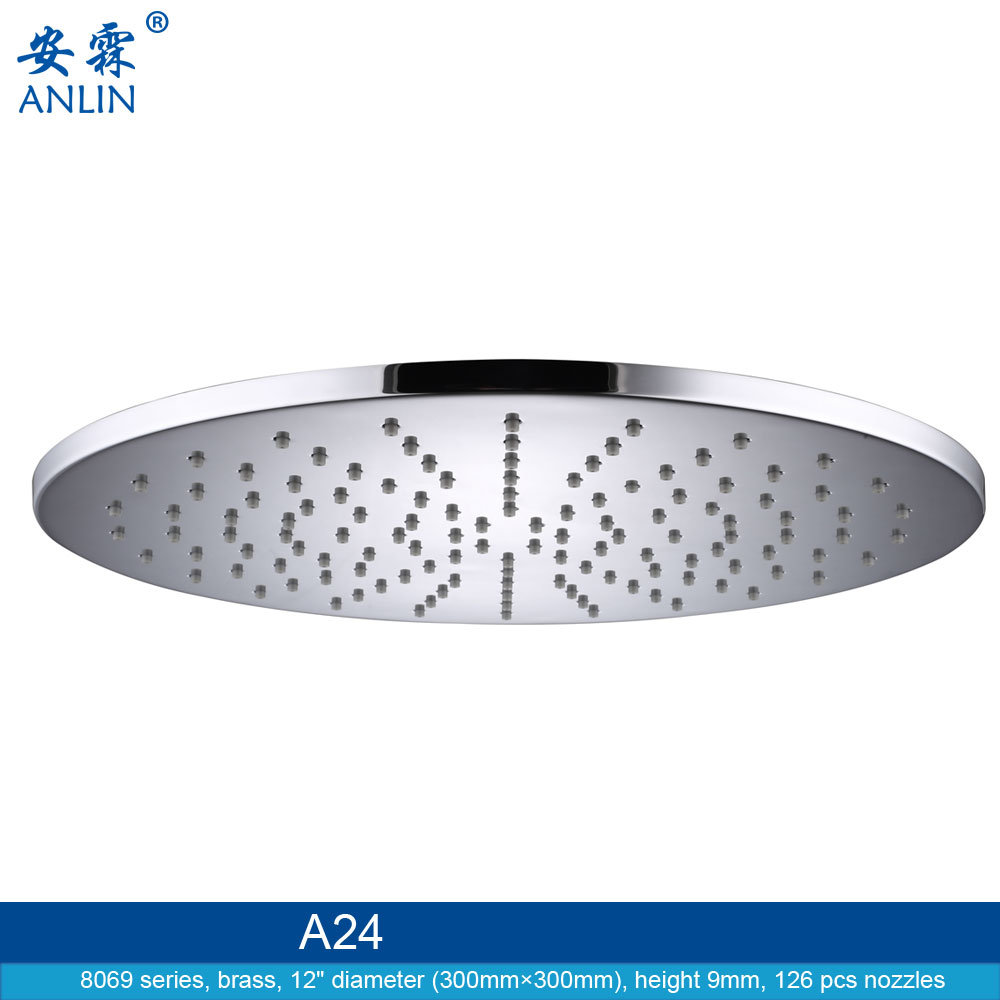 12 Inch Big Round Detachable Overhead Shower