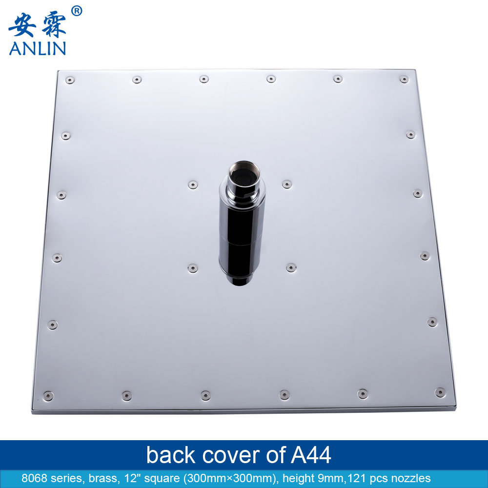 3 Colors Change 12 Inch Lighted Shower Head