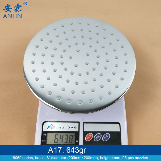 High Pressure Waterfall, Chrome, Rain Shower Head