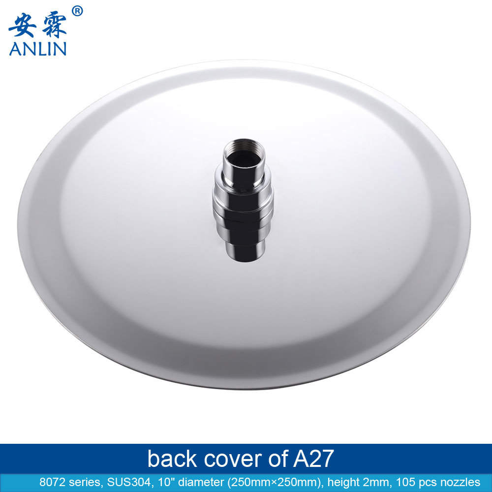 SUS304 Wall Mounted Quality Rotating Rain Shower Head